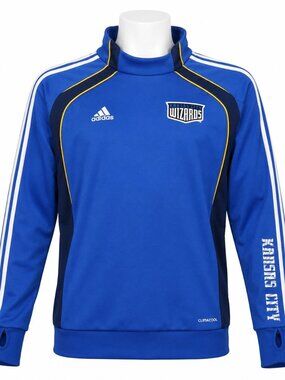 Vintage Adidas Authentic Kansas City Wizards Clima Cool Pullover Large Sporting